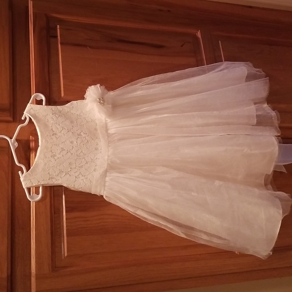 My Best Kid White Dress, Flower Girl, Easter